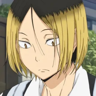 😕 Kenma Kozume Haikyuu!! Anime, Manga, Kenma, Haikyuu, Kozume, Charakter telegram sticker