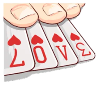 ♥ LOVE amor, cartões, corações, mão, carinho, saudações telegram sticker