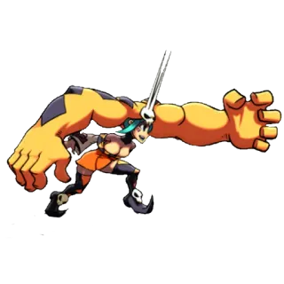 🏆 Cerebella Skullgirls skullgirls, 세레벨라, 격투 게임, 캐릭터, 비디오 게임 telegram sticker