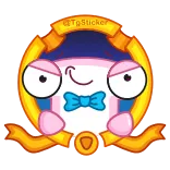 👀 @TgSticker kreskówka, naklejka, telegram, słodki, muszka telegram sticker