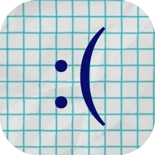 ☹️ smutny, emocje, emoji, uczucie, nieszczęśliwy, negatywny, konsternacja telegram sticker