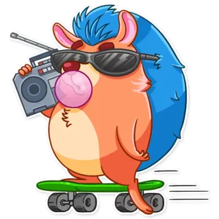 Meet the Hedgehog telegram stickers
