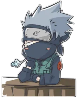 😪 Kakashi Naruto anime, manga, Kakashi, Naruto, ninja, character, sticker telegram sticker