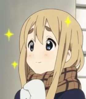 🤩 Anime, Fofo, Desenho animado, Garota, Sorriso telegram sticker