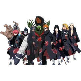 🥵 Naruto อนิเมะ, แสงอุษา, นินจา, ทีม, ชั่วร้าย, กลุ่ม whatsapp sticker
