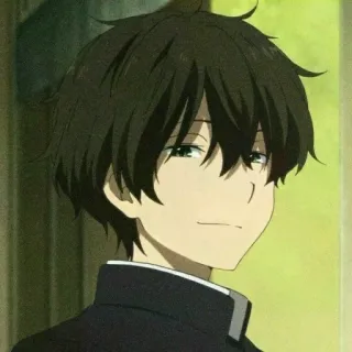 🍪 anime, boy, smiling, character, portrait telegram sticker