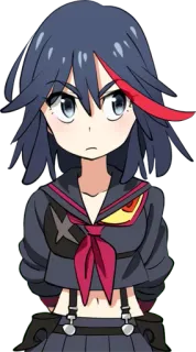 🙄 Ryuko Matoi Kill la Kill Anime, Postać, Kill la Kill, Ryuko Matoi telegram sticker