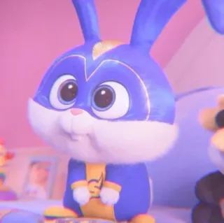 🐰 Snowball The Secret Life of Pets bunny, rabbit, cute, animal, cartoon whatsapp sticker