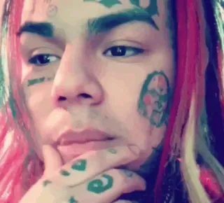 🧑‍🎤 6ix9ine rappeur, musicien, chanteur, célébrité, tekashi69 telegram sticker