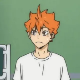 ☀️ Hinata Haikyuu!! anime, haikyuu, hinata, shoyo, volleyball, character, manga telegram sticker