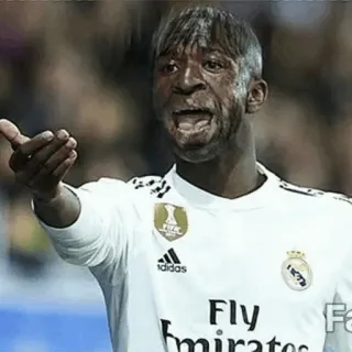 ❇️ Vinícius Júnior calcio, calcio, sport, giocatore telegram sticker