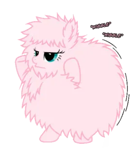 🤯 "Wiggle*" "Wiggle*" pony, pink, cute, cartoon, fluffy telegram sticker