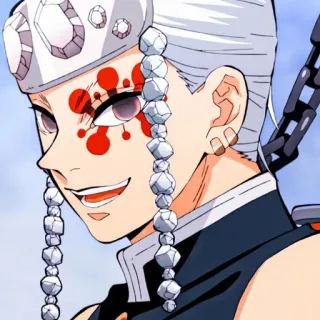 🎶 Tengen Uzui Demon Slayer anime, character, demon slayer, manga, tengen uzui telegram sticker