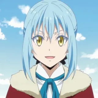 🦕 Rimuru Tempest That Time I Got Reincarnated as a Slime Anime, Charakter, Schleim, Rimuru Tempest, Meine Wiedergeburt als Schleim whatsapp sticker