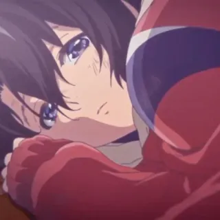 📹 Anime, Manga, Verdrietig, Emotioneel, Personage whatsapp sticker