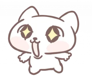 🎀 mèo, động vật, dễ thương, kawaii, nhãn dán, hình minh họa, phim hoạt hình telegram sticker