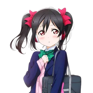 😌 Nico Yazawa Love Live! Anime, Lindo, Colegiala, Japonés, Idol, Fanart, Nico Yazawa, Love Live! telegram sticker