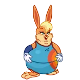 🍽 Lola Bunny Space Jam โลล่า บันนี่, การ์ตูน, แอนิเมชั่น, ตัวละคร, ตลก, กระต่าย, สเปซแจม telegram sticker