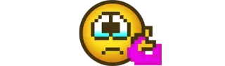 😢 emoji, weinen, traurig, verärgert telegram sticker