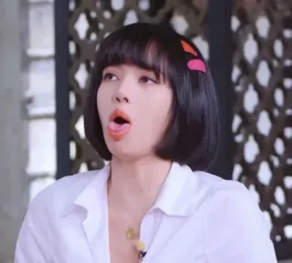 😝 Lisa ลิซ่า, blackpink, kpop, มีม, ตลก, นักร้อง telegram sticker