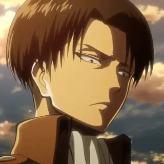 ✨ Levi Ackerman Attack on Titan Anime, Karakter, Attack on Titan, Levi, Levi Ackerman, Manga telegram sticker