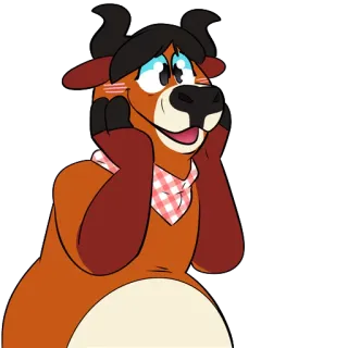 FuzzyRedBull telegram stickers