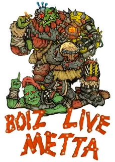 🌚 BOIZ LIVE METTA Warhammer, Орк, Орк, Фэнтези, Монстр telegram sticker