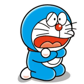 😨 Doraemon 도라에몽, 만화, 애니메이션, 로봇, 고양이, 간청 telegram sticker