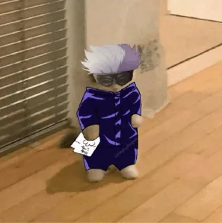 🐈 Gojo Satoru Jujutsu Kaisen Anime, Mangá, Gojo Satoru, Jujutsu Kaisen, Personagem, fofo telegram sticker