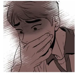 🌟 distressed, worried, sad, anxious, fearful telegram sticker