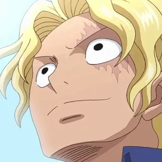 🔥 Sabo One Piece anime, Sabo, One Piece, personagem, cabelo loiro telegram sticker