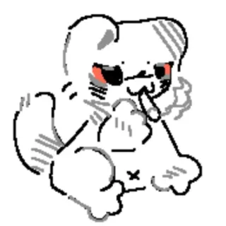 💉 cozy cat telegram sticker