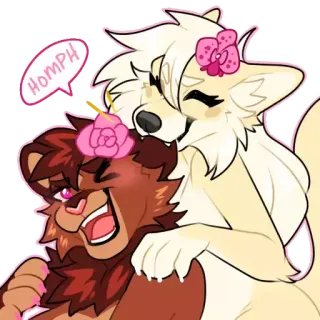 🦁 HOMPH whatsapp sticker