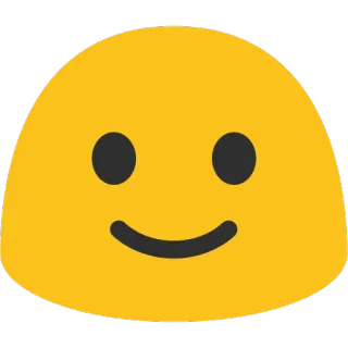 🙂 emoji, smile, face, yellow, happy telegram sticker