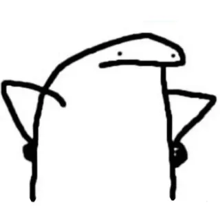 💗 Meme, Florkofcows, Desenho animado, Arte linear, Sticker whatsapp sticker