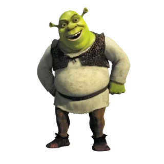 🤨 Shrek ogro, animado, filme, Dreamworks, engraçado telegram sticker