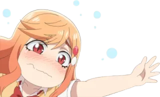 😳 Anime, Postać, Ilustracja telegram sticker