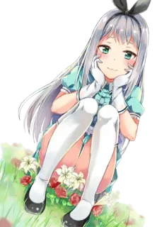 😍 Anime, Gadis, Lucu, Manga, Kawaii, Ilustrasi whatsapp sticker