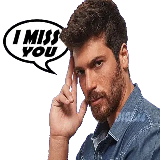 🤍 I MISS YOU man, i miss you, sad, love, people, portrait telegram sticker