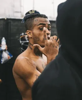 🖤 XXXTentacion rapper, music, xxxtentacion, hip hop, artist telegram sticker
