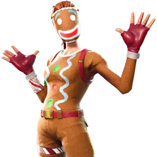👐 bánh gừng, fortnite, game, skin, nhân vật, bánh gừng telegram sticker