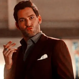 😚 Lucifer tv show, Lucifer, devil, actor, handsome telegram sticker
