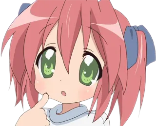 🤔 Anime, Chica, Linda, Personaje whatsapp sticker