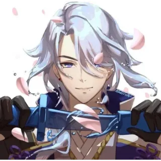 ✨ Ayato Genshin Impact Ayato, Genshin Impact, Anime, Spiel, Charakter whatsapp sticker