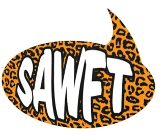 🐇 SAWFT text, sticker, animal print telegram sticker