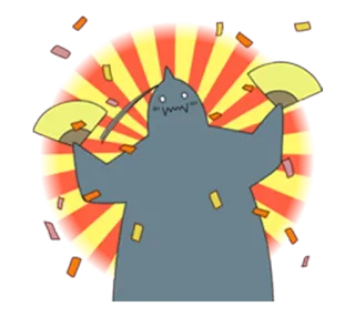 🎉 Gluttony Fullmetal Alchemist Völlerei, Fullmetal Alchemist, Anime, Charakter, Fan, Konfetti, süß telegram sticker