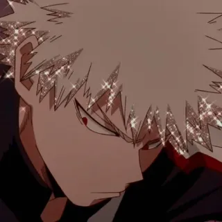 😍 Katsuki Bakugo My Hero Academia Anime, Manga, Katsuki Bakugo, My Hero Academia, Bakugo, Berkilau, Karakter, Pahlawan telegram sticker
