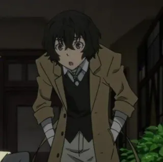 📺 Dazai Osamu Bungou Stray Dogs Anime, Dazaï, Bungou Stray Dogs, Personnage, Art, Portrait telegram sticker