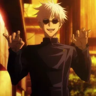 🕸 Satoru Gojo Jujutsu Kaisen Anime, Gojo Satoru, Gojo, Jujutsu Kaisen, Karakter anime telegram sticker