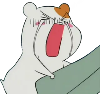 😭 płacz, smutny, kreskówka, zdenerwowany, anime, postać telegram sticker